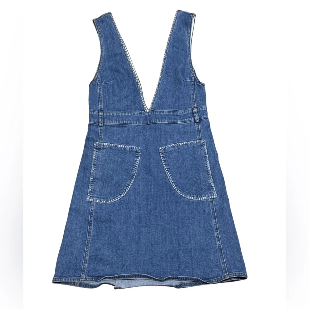 See by Chloé Denim Dress Shady Cobalt | Size 34 US 2 - Picture 3 of 12